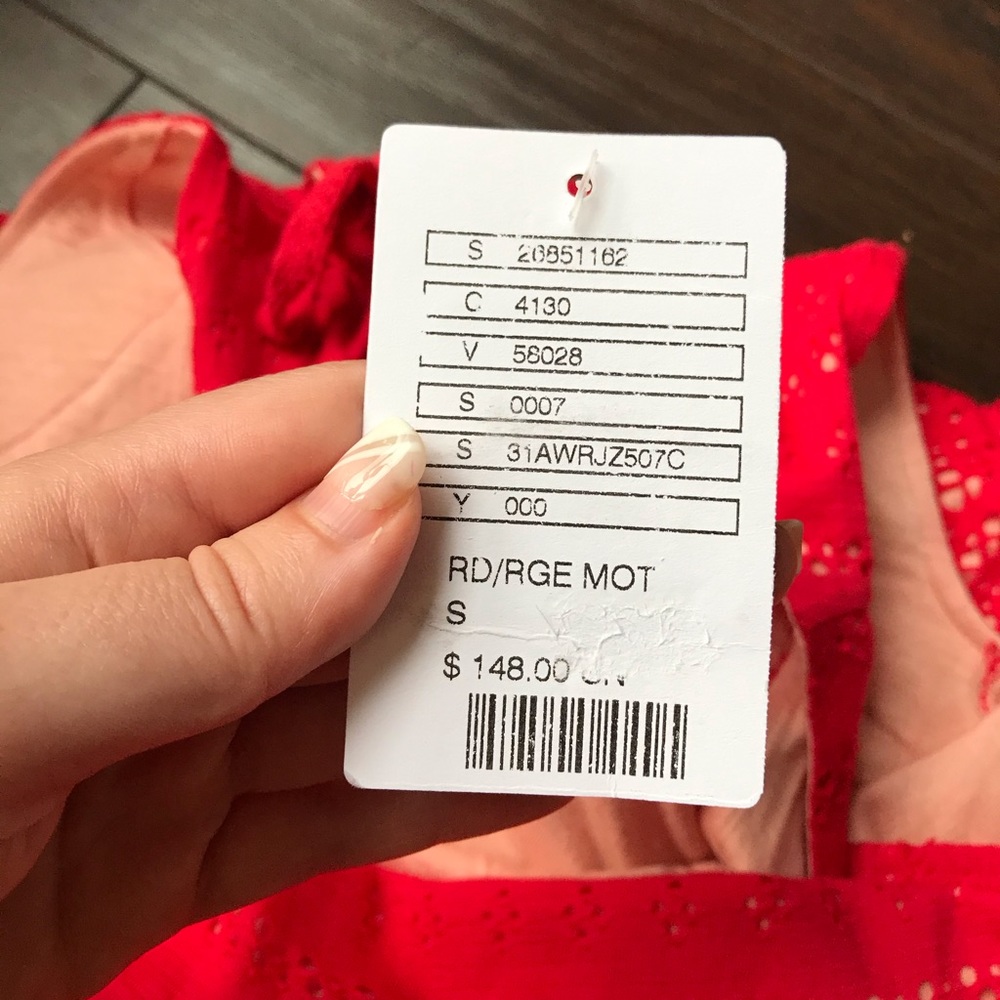 Anthropologie Postmark red open-back midi dress - Picture 8 of 11